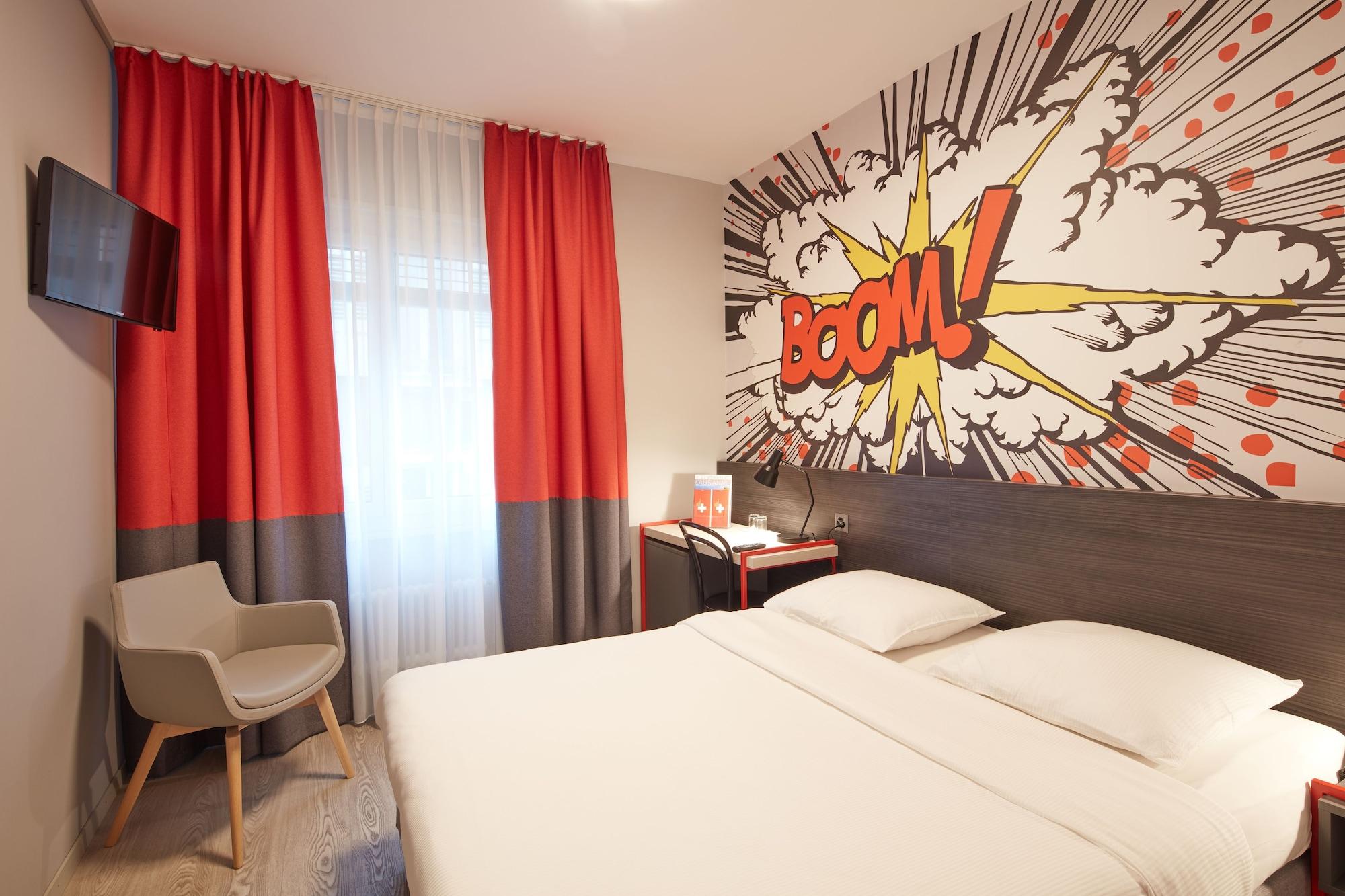 Hotel Crystal Lausanne Exteriör bild