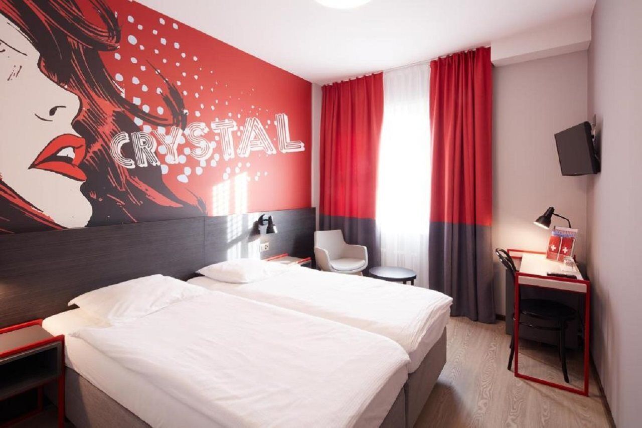 Hotel Crystal Lausanne Exteriör bild